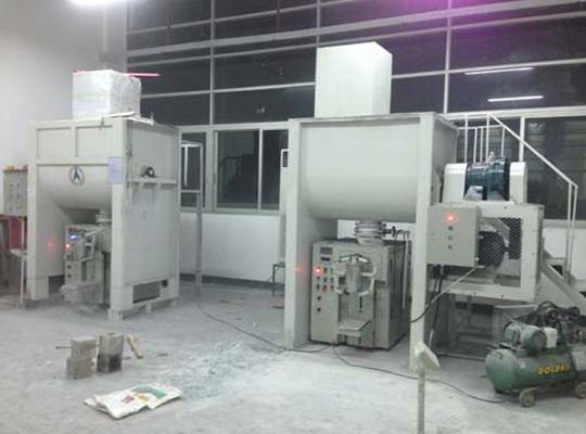 鈦白粉包裝現(xiàn)場(chǎng)