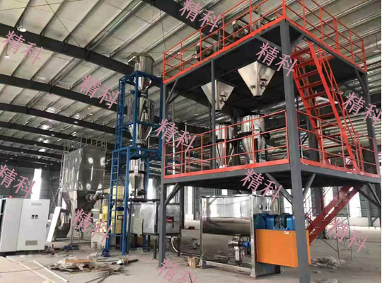 負(fù)極粉碎混合輸送線